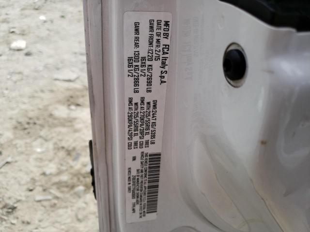 ZFBERFBB6H6F96503 - 2017 RAM PROMASTER SLT Blanc photo 12