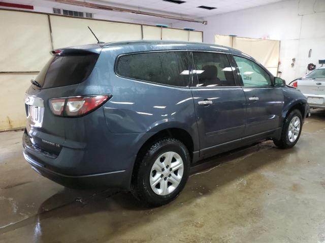 1GNKRFED7DJ125615 - 2013 CHEVROLET TRAVERSE LS BLUE photo 3