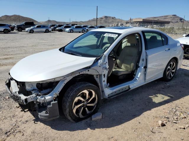 1HGCR3F83GA033940 - 2016 HONDA ACCORD EXL WHITE photo 1