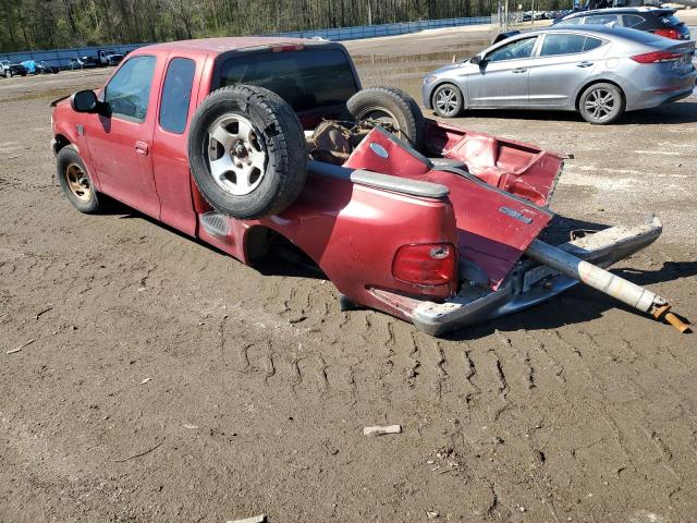 2FTRX07W91CA71284 - 2001 FORD F150 MAROON photo 2