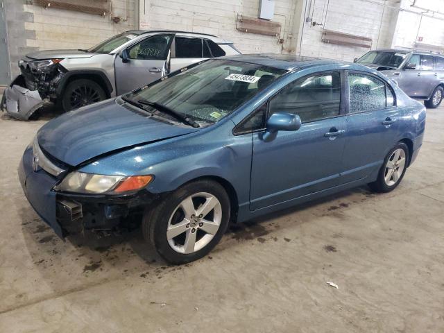 2HGFA16847H510711 - 2007 HONDA CIVIC EX BLUE photo 1