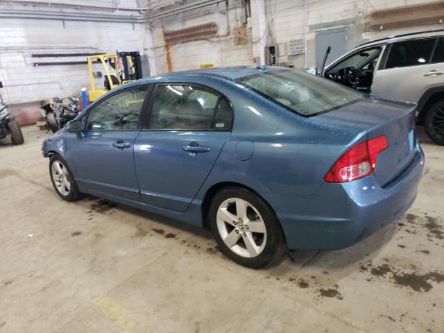 2HGFA16847H510711 - 2007 HONDA CIVIC EX BLUE photo 2