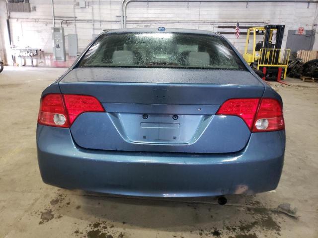 2HGFA16847H510711 - 2007 HONDA CIVIC EX BLUE photo 6