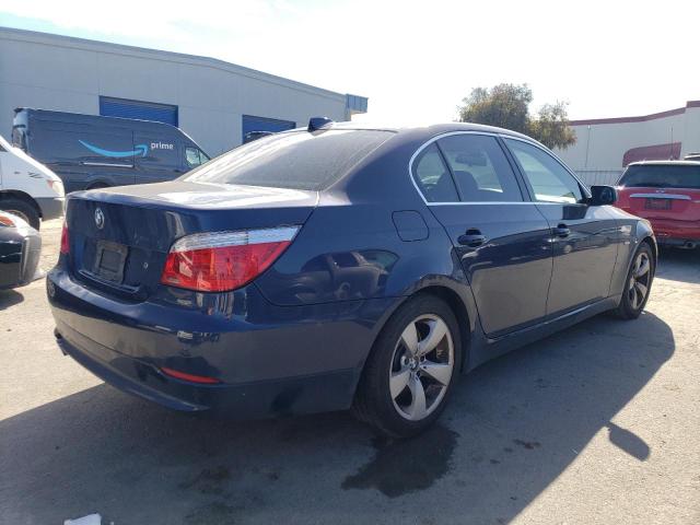 WBANU53548CT07936 - 2008 BMW 528 I BLUE photo 3