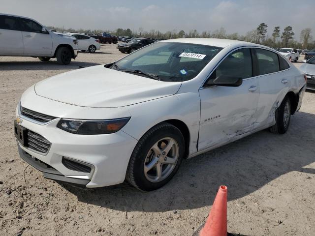 1G1ZB5ST3JF216079 - 2018 CHEVROLET MALIBU LS WHITE photo 1