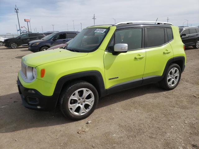 ZACCJBDB5HPF34554 - 2017 JEEP RENEGADE LIMITED GREEN photo 1