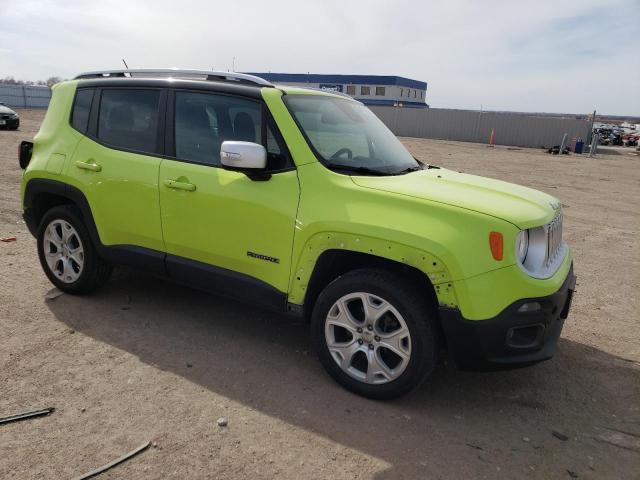 ZACCJBDB5HPF34554 - 2017 JEEP RENEGADE LIMITED GREEN photo 4