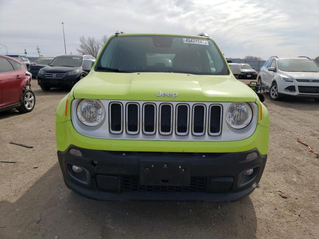 ZACCJBDB5HPF34554 - 2017 JEEP RENEGADE LIMITED GREEN photo 5