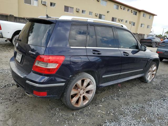 WDCGG8HB2AF315633 - 2010 MERCEDES-BENZ GLK 350 4MATIC BLUE photo 3