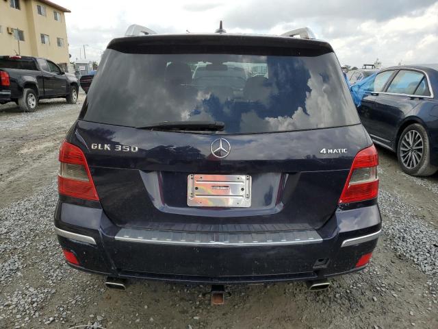 WDCGG8HB2AF315633 - 2010 MERCEDES-BENZ GLK 350 4MATIC BLUE photo 6