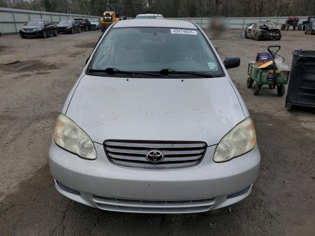 1NXBR32E23Z031817 - 2003 TOYOTA COROLLA CE SILVER photo 5