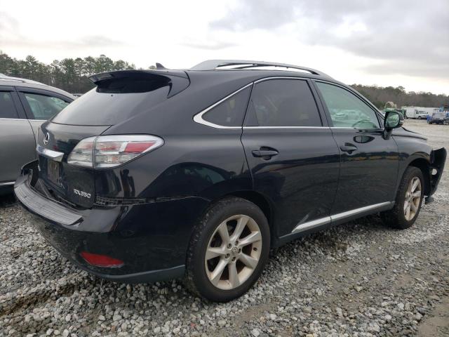 2T2ZK1BA4AC014189 - 2010 LEXUS RX 350 BLACK photo 3