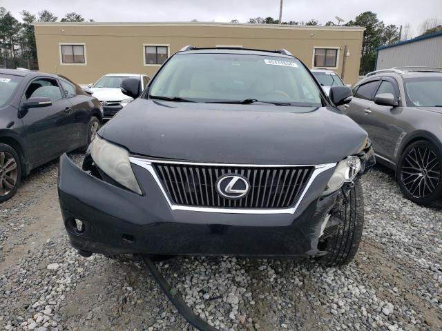 2T2ZK1BA4AC014189 - 2010 LEXUS RX 350 BLACK photo 5