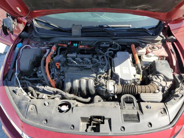 19XZE4F96ME003844 - 2021 HONDA INSIGHT TOURING RED photo 11