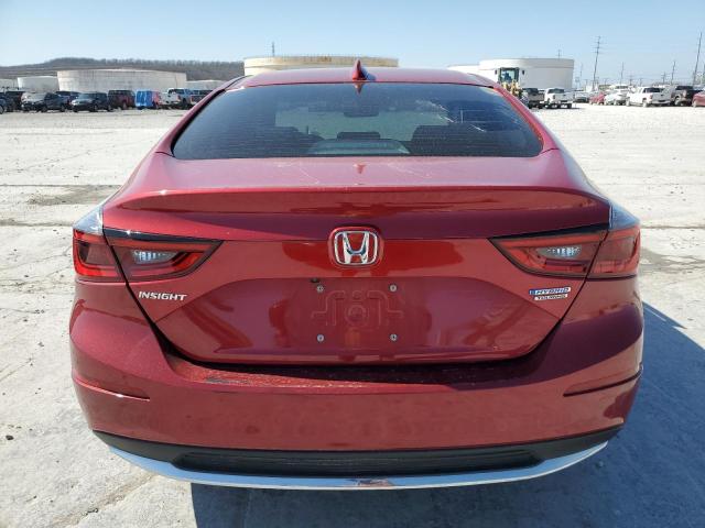 19XZE4F96ME003844 - 2021 HONDA INSIGHT TOURING RED photo 6