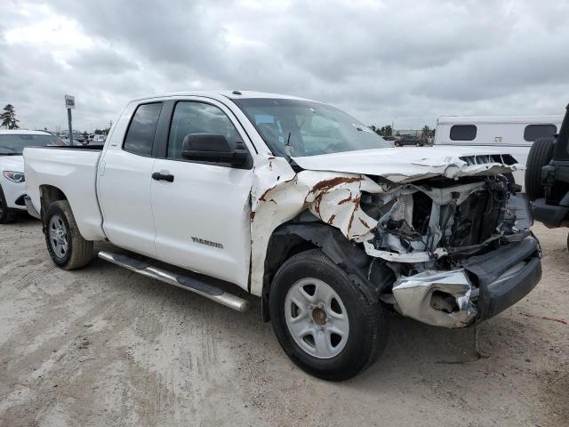 5TFRM5F15JX127280 - 2018 TOYOTA TUNDRA DOUBLE CAB SR/SR5 WHITE photo 4
