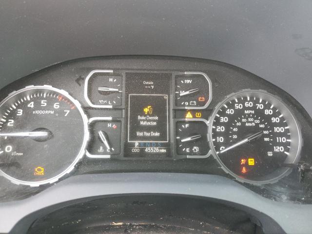 5TFRM5F15JX127280 - 2018 TOYOTA TUNDRA DOUBLE CAB SR/SR5 WHITE photo 9