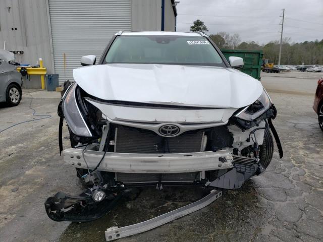 5TDGZRAH2NS095212 - 2022 TOYOTA HIGHLANDER XLE WHITE photo 5