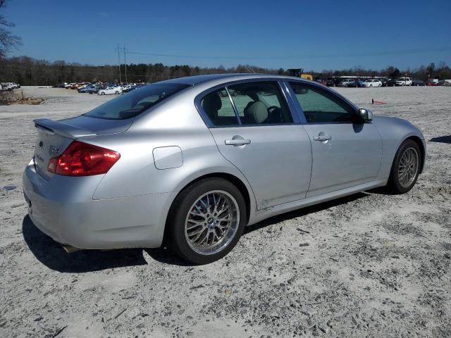 JNKBV61E37M704072 - 2007 INFINITI G35 GRAY photo 3