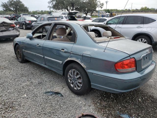 KMHWF25H64A031347 - 2004 HYUNDAI SONATA GL TEAL photo 2