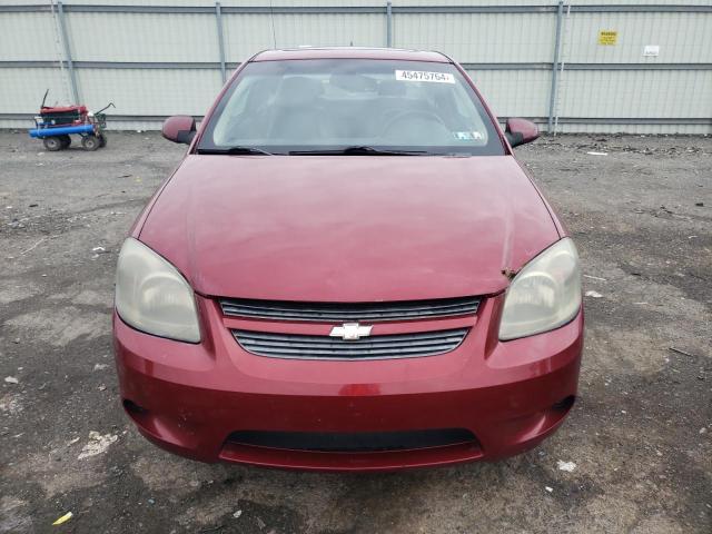 1G1AM18B287191338 - 2008 CHEVROLET COBALT SPORT BURGUNDY photo 5