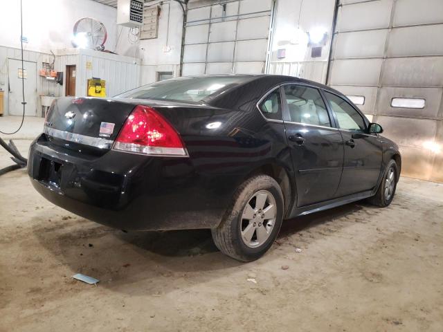 2G1WG5EKXB1253646 - 2011 CHEVROLET IMPALA LT BLACK photo 3