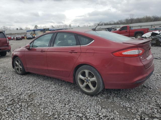 3FA6P0HD6ER161706 - 2014 FORD FUSION SE RED photo 2