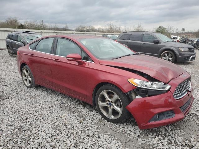 3FA6P0HD6ER161706 - 2014 FORD FUSION SE RED photo 4