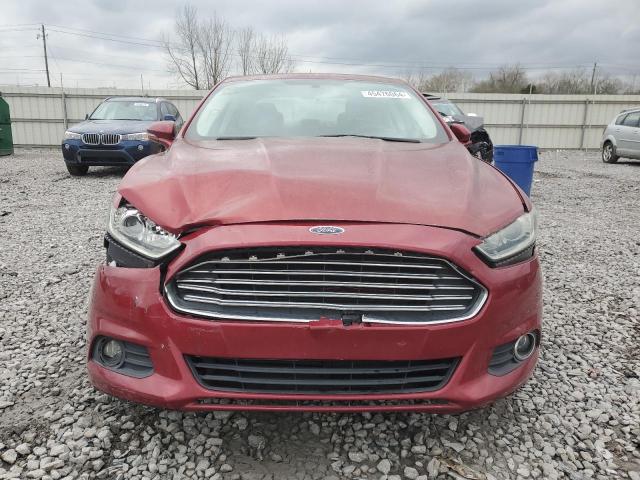 3FA6P0HD6ER161706 - 2014 FORD FUSION SE RED photo 5