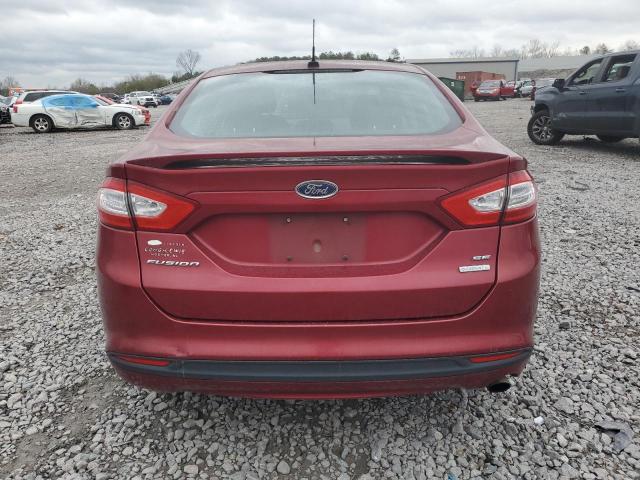 3FA6P0HD6ER161706 - 2014 FORD FUSION SE RED photo 6