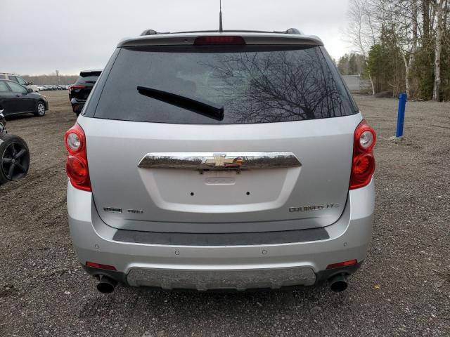 2GNFLGE54C6261570 - 2012 CHEVROLET EQUINOX LTZ SILVER photo 6