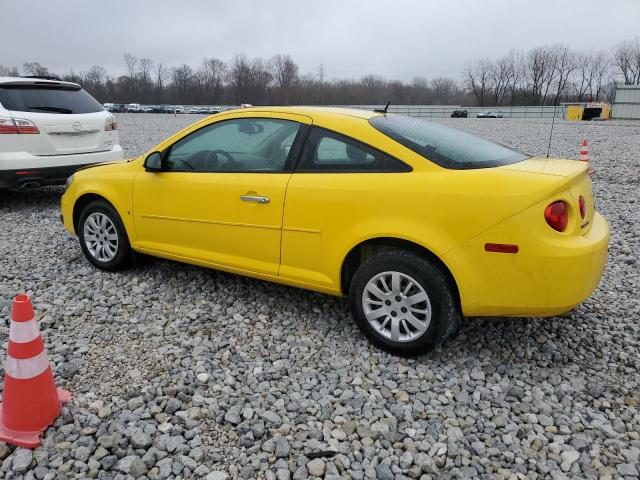 1G1AL18H297214836 - 2009 CHEVROLET COBALT LT YELLOW photo 2