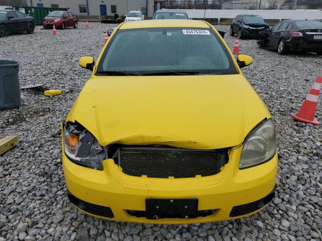 1G1AL18H297214836 - 2009 CHEVROLET COBALT LT YELLOW photo 5