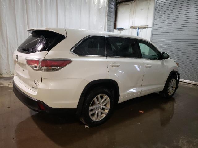 5TDBKRFH4FS180240 - 2015 TOYOTA HIGHLANDER LE WHITE photo 3