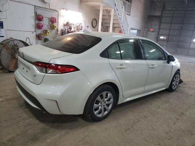 JTDEPRAE7LJ054491 - 2020 TOYOTA COROLLA LE WHITE photo 3