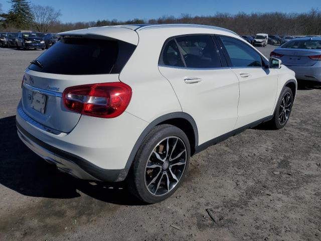 WDCTG4GBXHJ305528 - 2017 MERCEDES-BENZ GLA 250 4MATIC WHITE photo 3