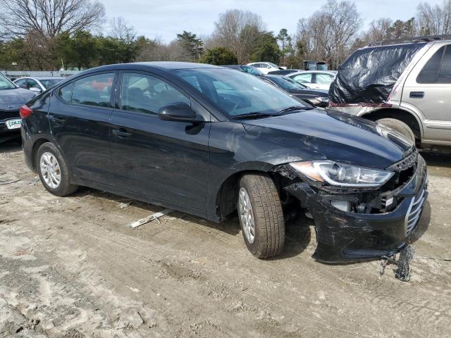 5NPD74LF9HH207117 - 2017 HYUNDAI ELANTRA SE BLACK photo 4