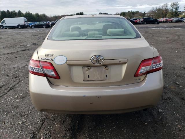 4T1BF3EK3AU062338 - 2010 TOYOTA CAMRY BASE GOLD photo 6