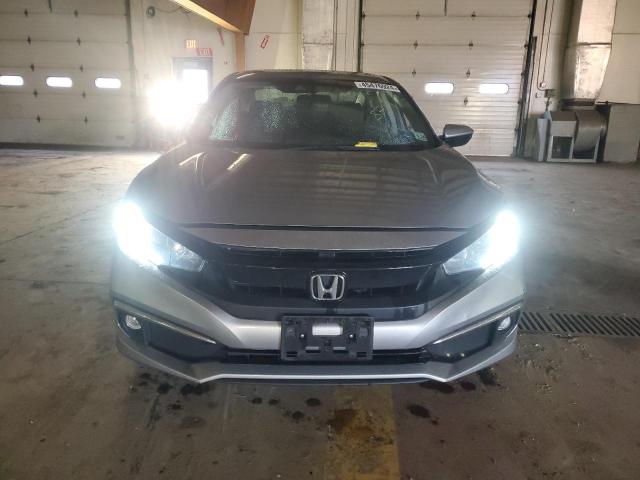 19XFC1F35KE210886 - 2019 HONDA CIVIC EX SILVER photo 5