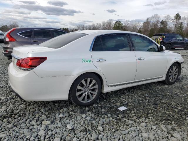 4T1BK3DB7BU420457 - 2011 TOYOTA AVALON BASE WHITE photo 3