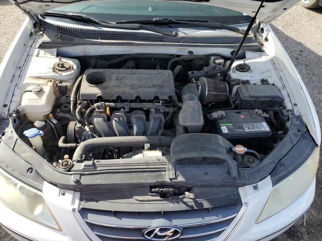 5NPEU46C09H444143 - 2009 HYUNDAI SONATA SE WHITE photo 11