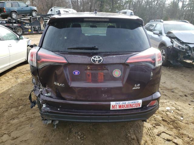 2T3BFREV2GW502479 - 2016 TOYOTA RAV4 LTD LE PURPLE photo 6