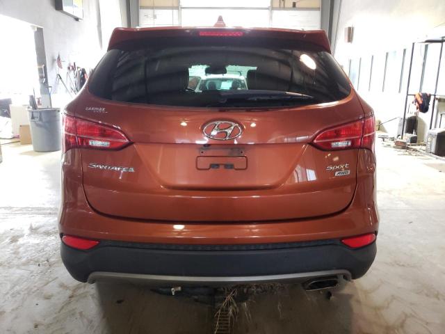 5XYZUDLBXFG238781 - 2015 HYUNDAI SANTA FE S ORANGE photo 6