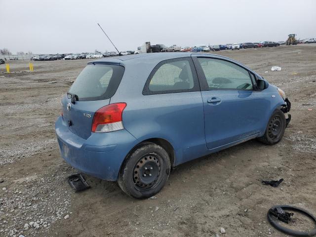 JTDJT903295257543 - 2009 TOYOTA YARIS BLUE photo 3