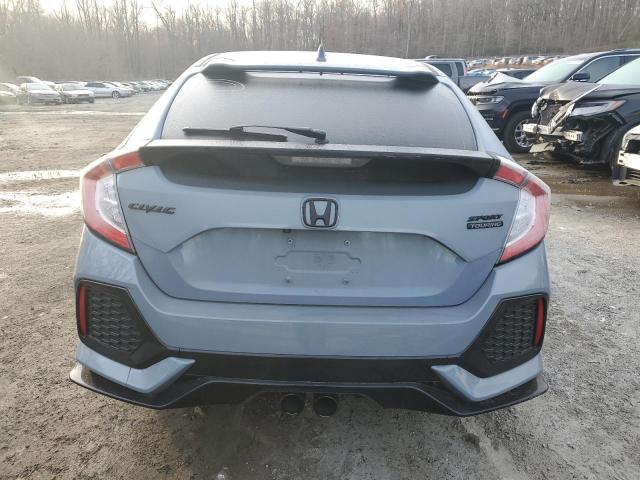 SHHFK7H96JU426311 - 2018 HONDA CIVIC SPORT TOURING GRAY photo 6
