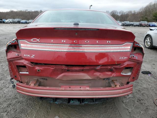 3LN6L2LU6FR614437 - 2015 LINCOLN MKZ HYBRID RED photo 6