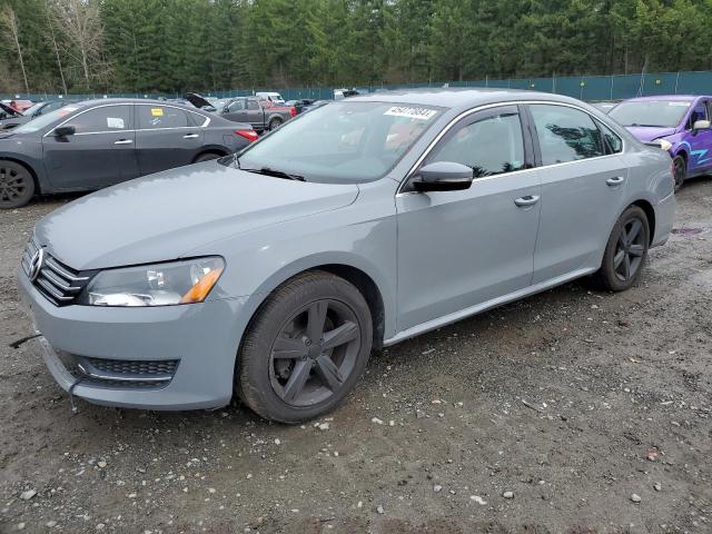 1VWAT7A32EC026860 - 2014 VOLKSWAGEN PASSAT S GRAY photo 1