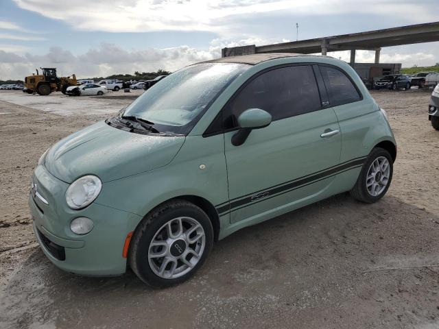 3C3CFFDR7CT384281 - 2012 FIAT 500 POP TEAL photo 1