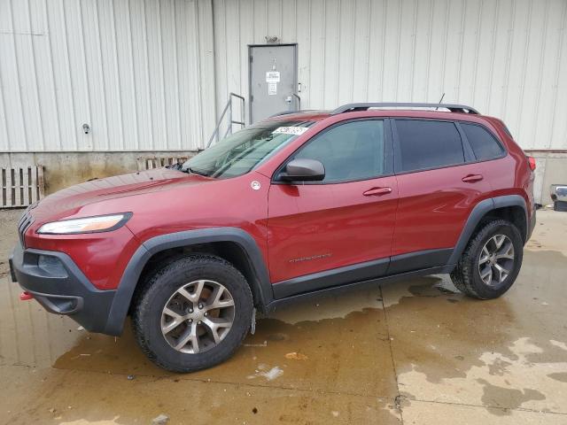 1C4PJMBS4EW214348 - 2014 JEEP CHEROKEE TRAILHAWK RED photo 1