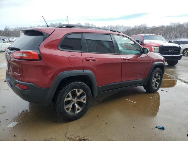 1C4PJMBS4EW214348 - 2014 JEEP CHEROKEE TRAILHAWK RED photo 3